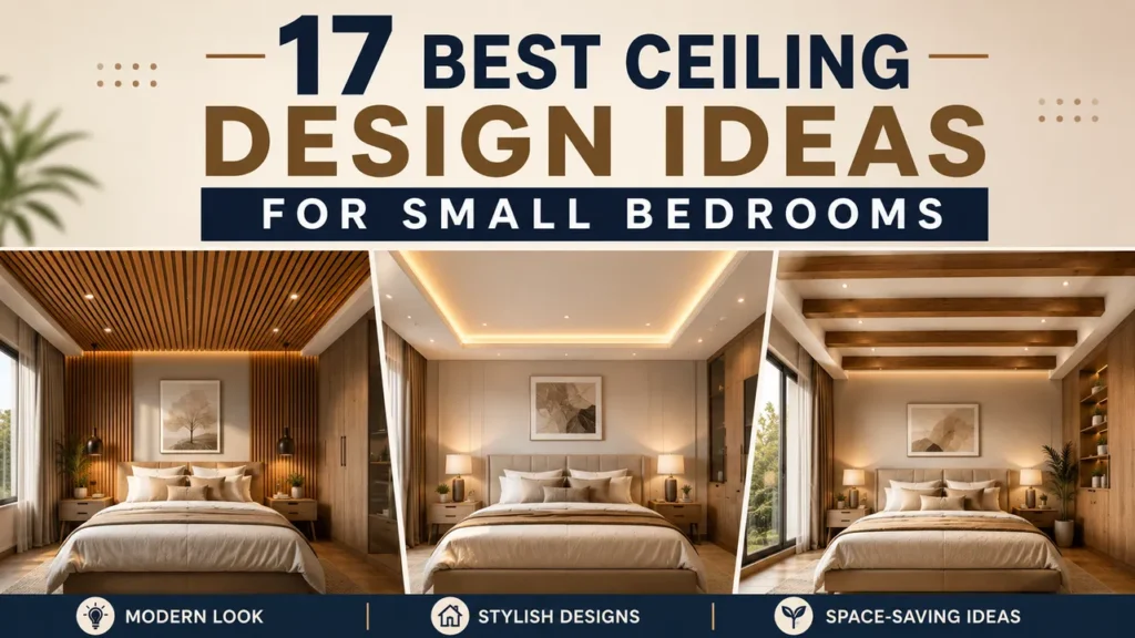 Best ceiling design ideas for small bedrooms